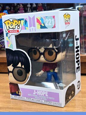Funko Pop! Rocks BTS J-Hope #221 Standard Vinyl Figure Boxed (Unopened)